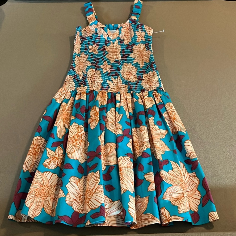 AUTUMN ADEIGBO NWOT Cassie Floral Smocked Sun Dress - Size 2 - Picture 6 of 12